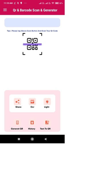 QRCodeScanner and Generator - Preview 1