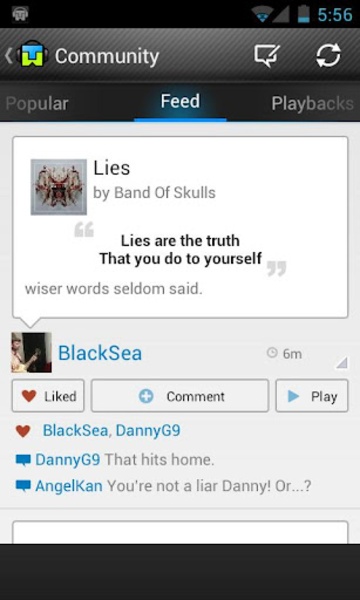 TuneWiki Lyrics with Music - Preview 3