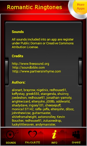 Romantic Ringtones - Preview 1