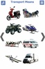 List of Means of Transport with Pictures | English screenshot 15