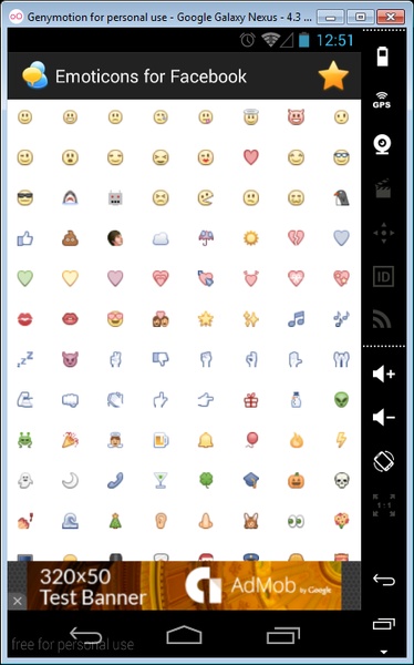 Emoticons for Facebook - Preview 3