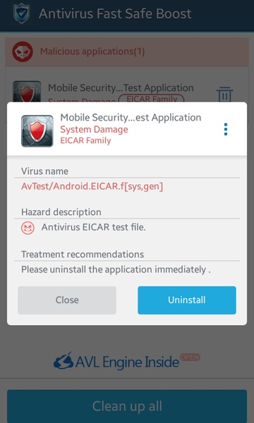Antivirus Fast Safe Boost - Preview 1
