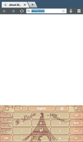 GO Keyboard Paris Theme - Preview 1