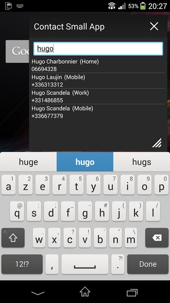 Contact Small App - Preview 4