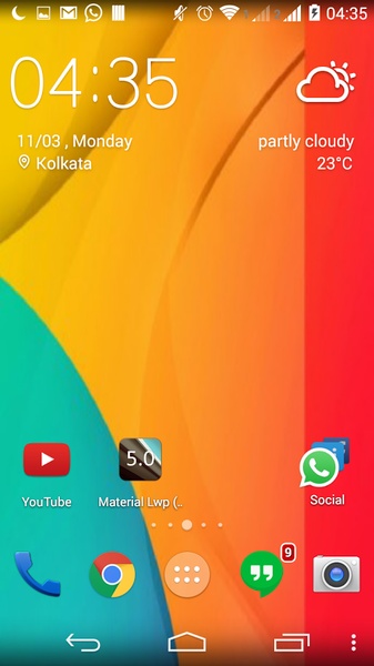 Material Lwp (Android 5.0) - Preview 3