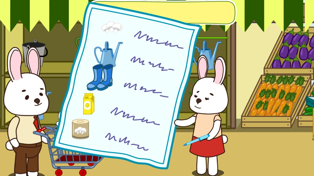 Anime Bunny: Kids supermarket - Preview 1