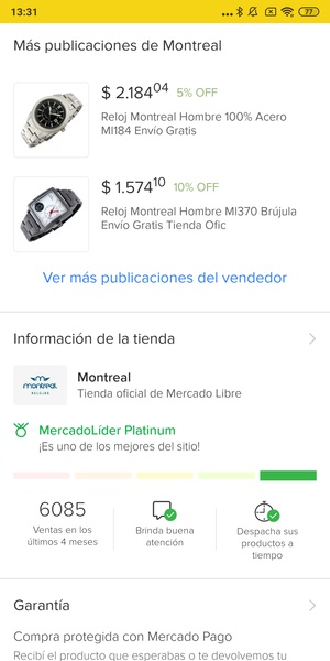 Mercado libre reloj online para mujer