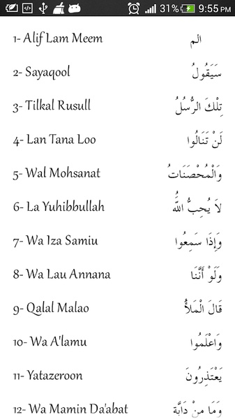 Android Quran - Preview 2