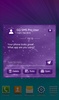 Purple Sparkle for GO SMS screenshot 1