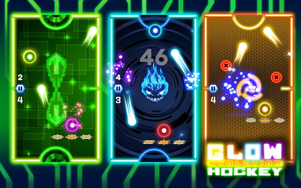Glow Hockey 2 (Evolution) - Preview 2