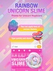 Rainbow Unicorn Slime Keyboard Theme for Girls screenshot 3