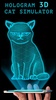 Hologram 3D Cat Simulator screenshot 1