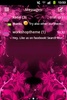 GO SMS Theme Pink Flower screenshot 5