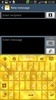 GO Keyboard Gold Glow Theme screenshot 1