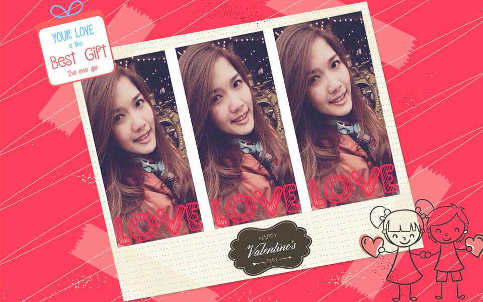 Valentine Photo Sticker - Preview 2