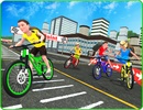 Kids School Time Bicycle Race screenshot 8