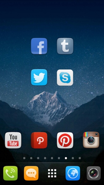 UI5.0 Theme GO Launcher EX - Preview 6
