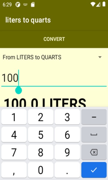 liters to quarts converter - Preview 3