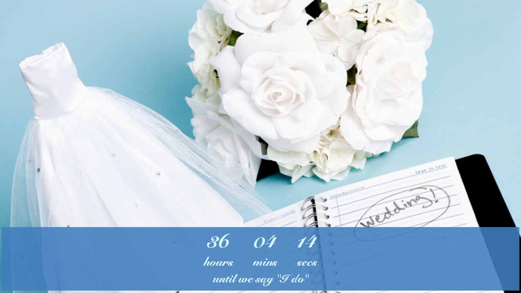Wedding Countdown Widget - Preview 4