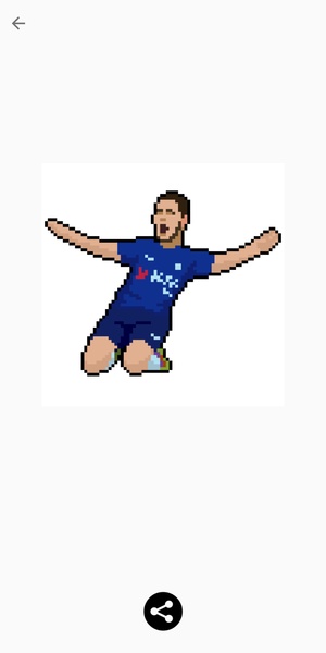 Coloring LOGO Football Pixel art by number - Preview 7