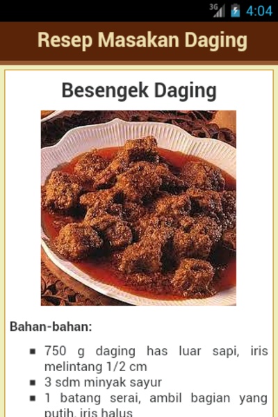 Resep Daging - Preview 3