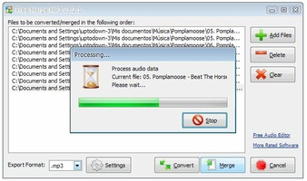 Free Merge MP3 screenshot 4