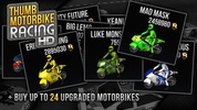 Thumb Motorbike Racing screenshot 2