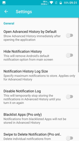 Notification History Log - Preview 2