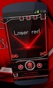 Laser red Poweramp Skin screenshot 4