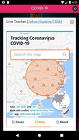 Coronavirus COVID 19: live tracker & symptoms screenshot 1