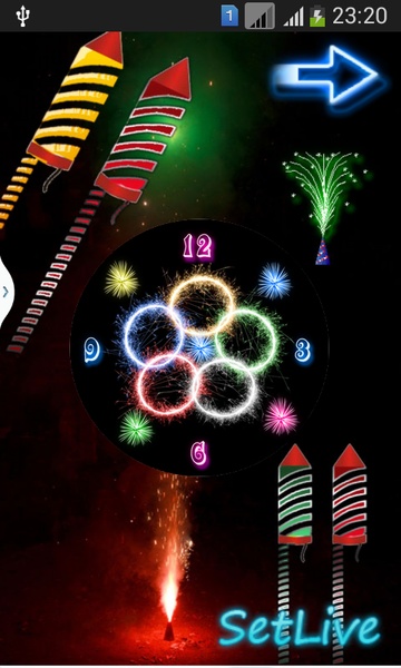 Rocket Diwali Clock - Preview 8