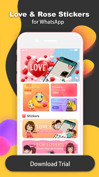 Love Rose GIF Stickers - Preview 5