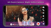 4K Zoom Camera - Night Selfie screenshot 2