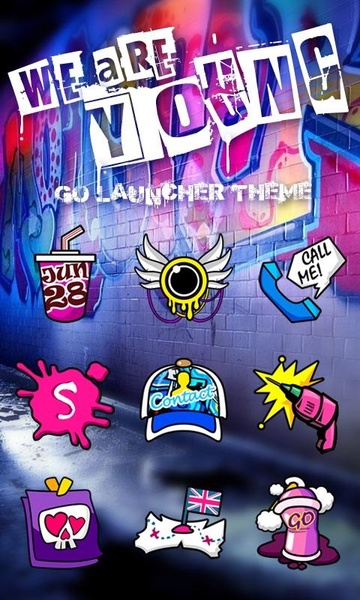 We Are Young GOLauncher EX Theme - Preview 6