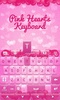 Pink Hearts Keyboard screenshot 1