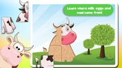 Jigsaw Farm Animals For Kids screenshot 9