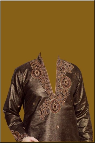 Indian Man Sherwani Photo Suit - Preview 1