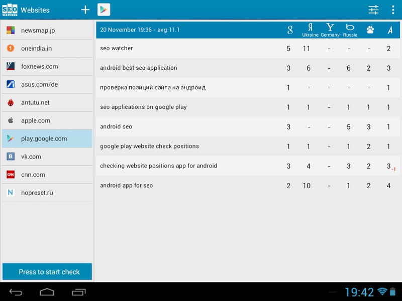 SEO watcher - Preview 12