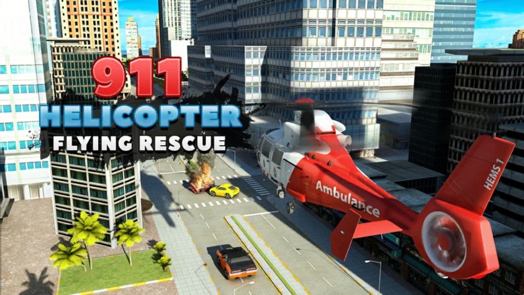 911 Helicopter Flying Rescue City Simulator - Preview 1