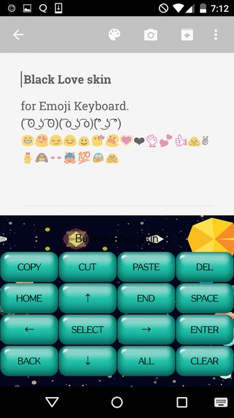 Bubble Love Skin Keyboard - Preview 4
