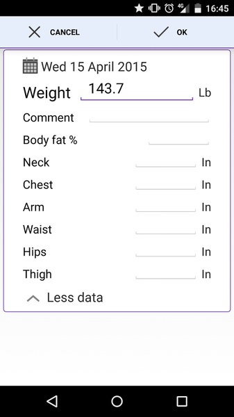 BMI-Weight Tracker - Preview 3