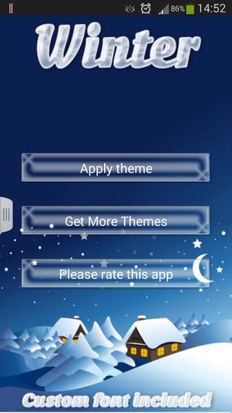 GO Keyboard Winter Theme - Preview 5
