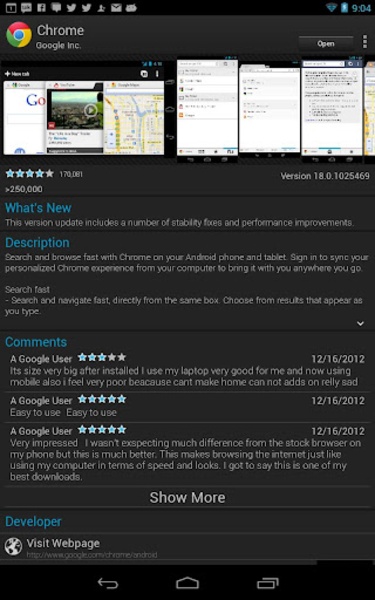 Google Play API - Preview 2