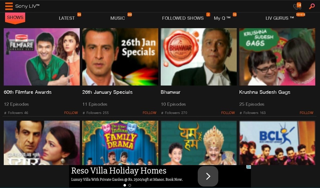 Download Sony LIV 6.15.64 for Android Uptodown