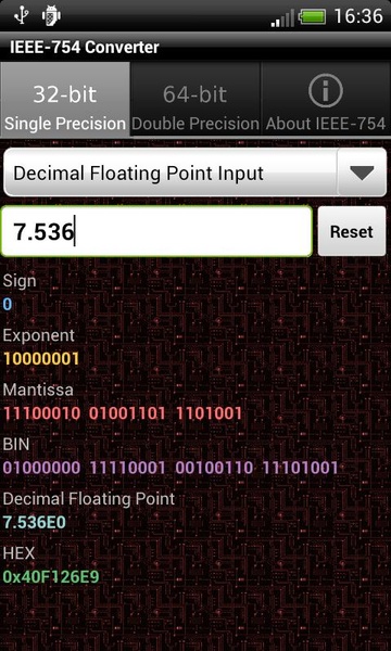 IEEE-754 Converter - Preview 3