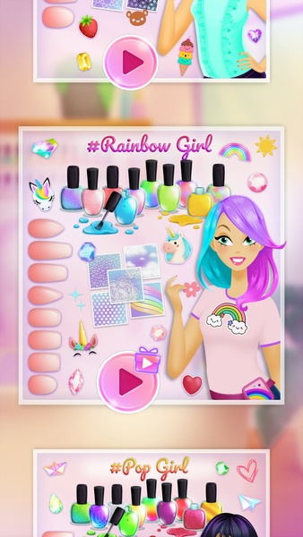 Download do APK de Virtual Nail Art Girl Moda Salão de beleza Jogo