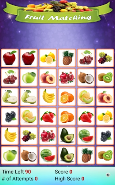 Matching Madness - Fruits - Preview 3