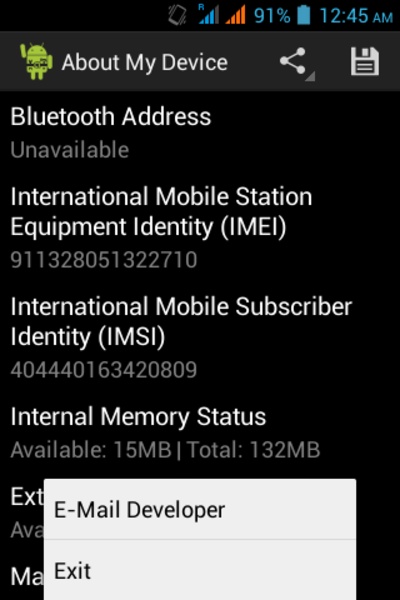 About My Device - Preview 1