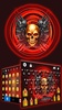 Red Skull Guns Keyboard Theme screenshot 2
