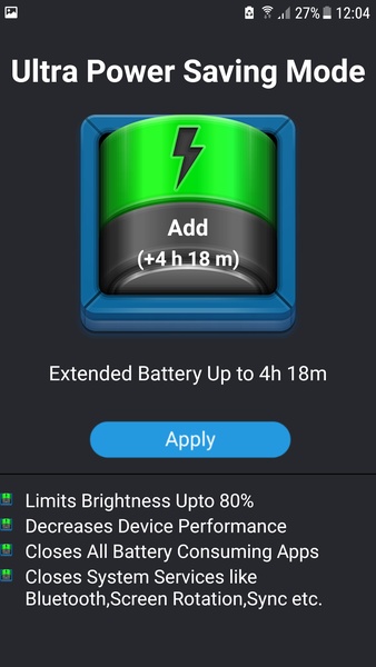 Cleaner and Battery Optimizer - Preview 2